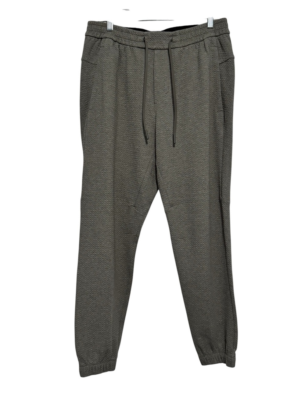 Lululemon Textured Double-Knit Cotton Jogger in Heathered Medium Grey